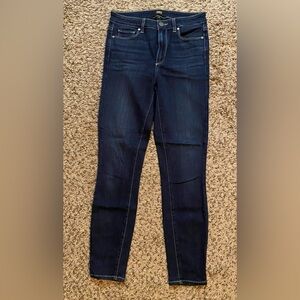PAIGE Blue Straight Leg Jeans Classic Style
